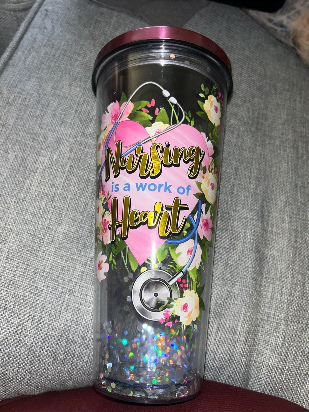 Plastic travel cup